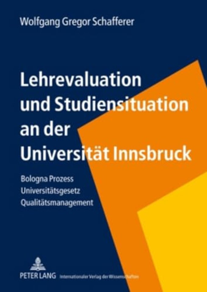Lehrevaluation Und Studiensituation an Der Universitaet Innsbruck