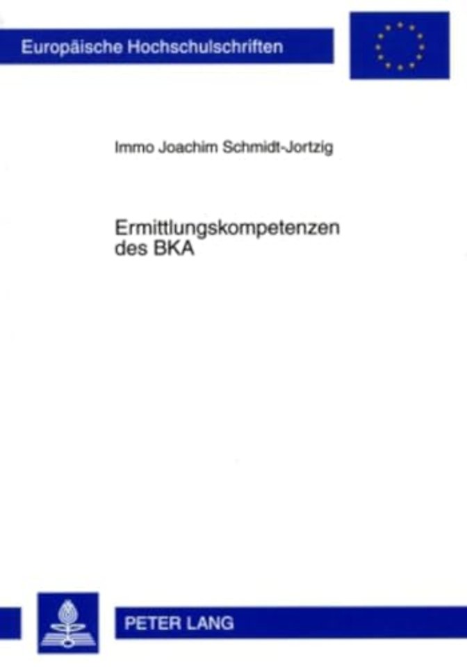 Ermittlungskompetenzen Des Bka