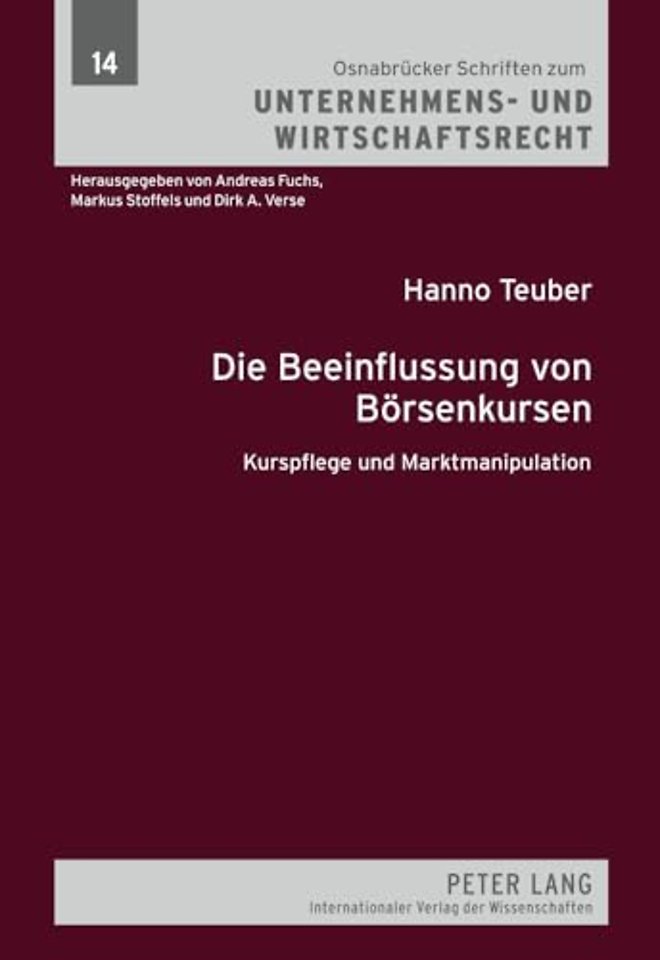 Die Beeinflussung Von Boersenkursen