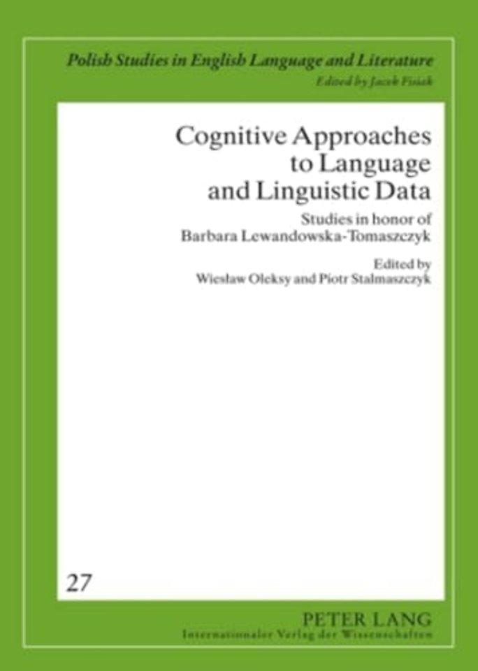 Cognitive Approaches to Language and Linguistic Data