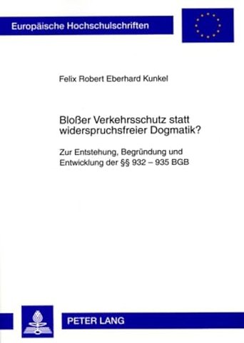 Bloßer Verkehrsschutz Statt Widerspruchsfreier Dogmatik?