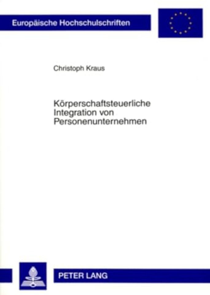 Koerperschaftsteuerliche Integration Von Personenunternehmen