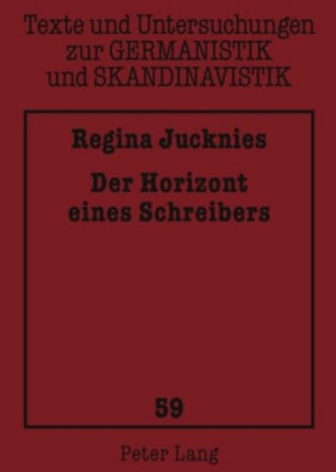 Der Horizont Eines Schreibers