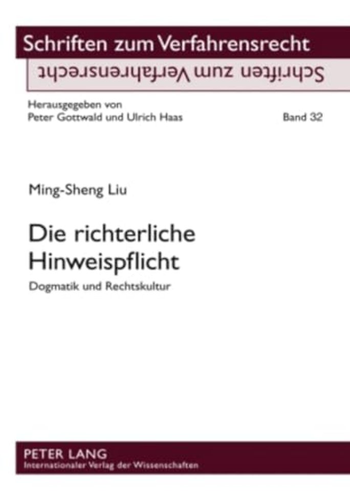 Die Richterliche Hinweispflicht