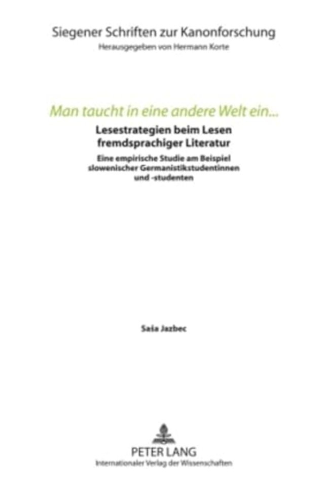 Man Taucht in Eine Andere Welt Ein...