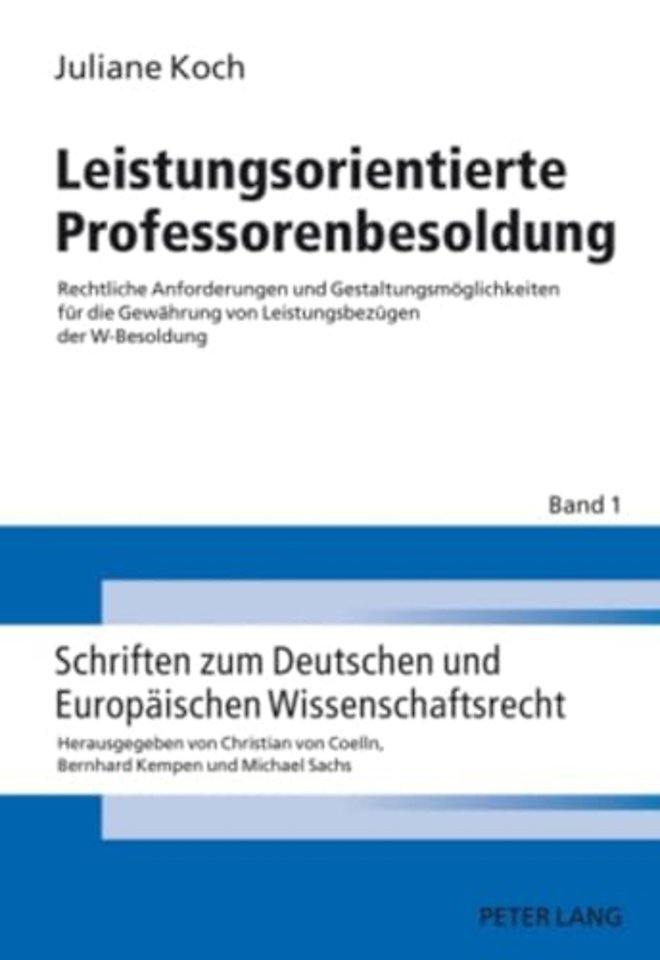 Leistungsorientierte Professorenbesoldung