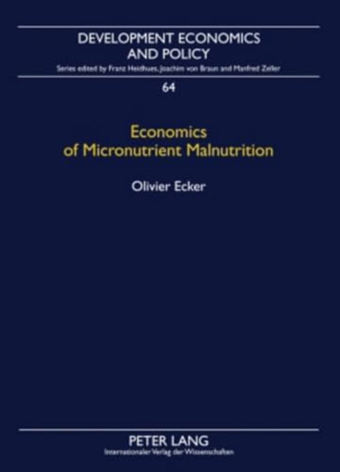 Economics of Micronutrient Malnutrition