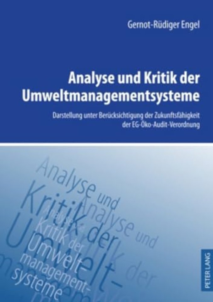 Analyse Und Kritik Der Umweltmanagementsysteme