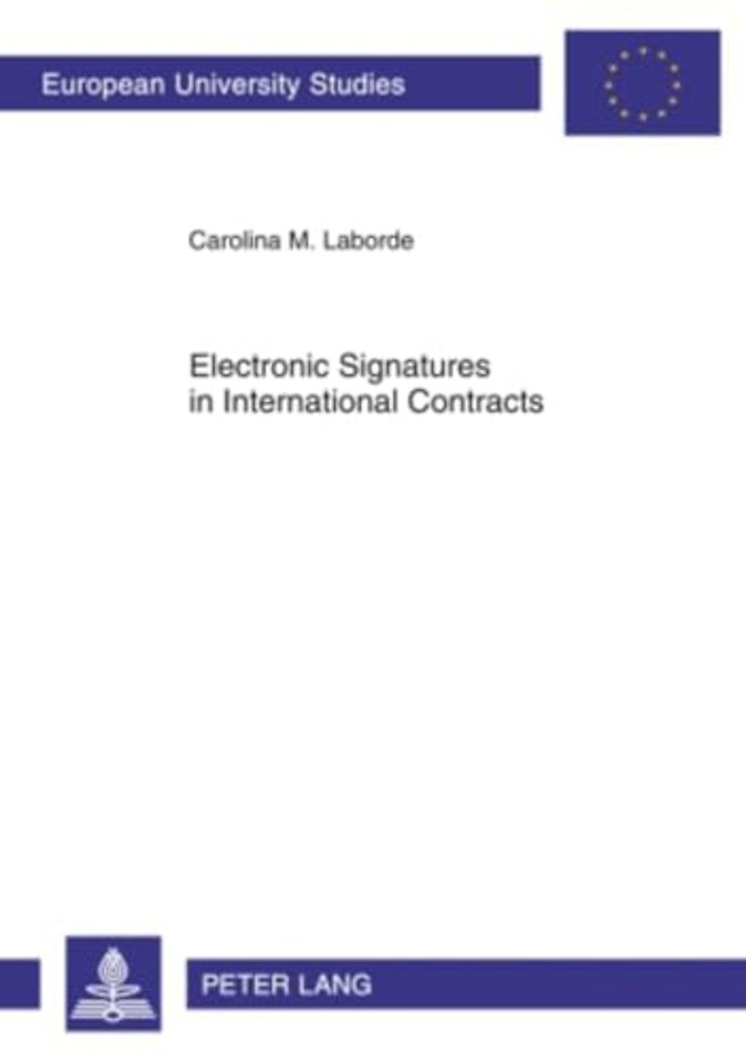 Electronic Signatures in International Contracts
