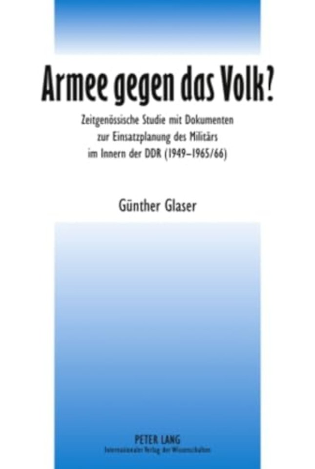 Armee Gegen Das Volk?