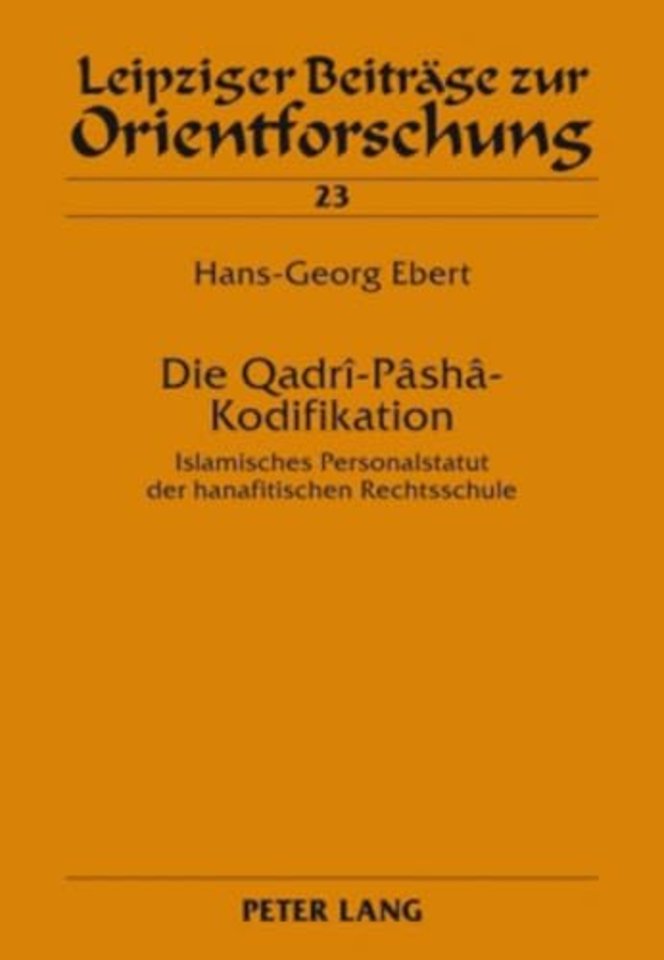 Die Qadri-Pasha-Kodifikation