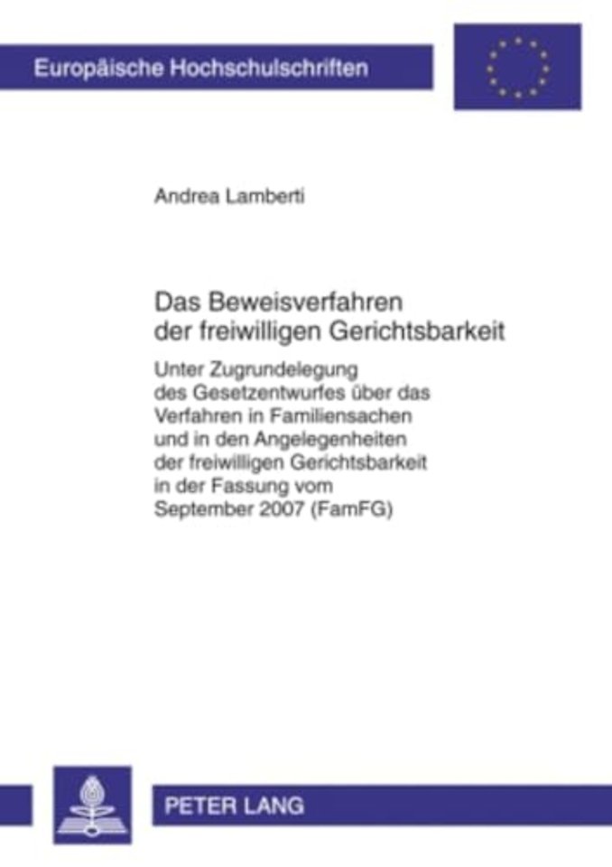 Das Beweisverfahren Der Freiwilligen Gerichtsbarkeit