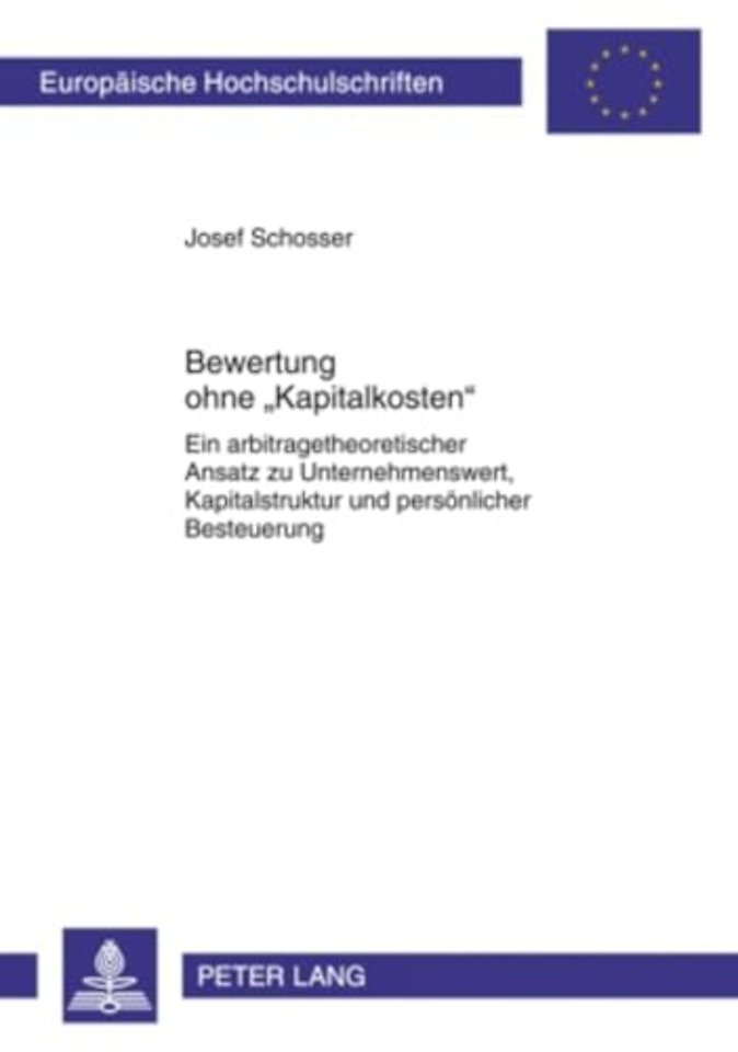 Bewertung Ohne «Kapitalkosten»