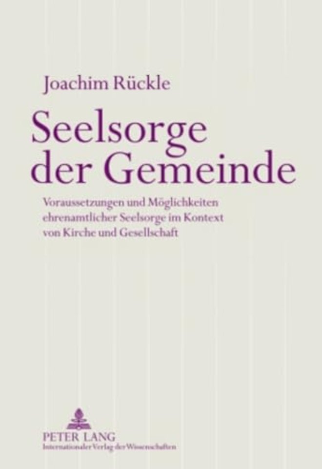 Seelsorge Der Gemeinde