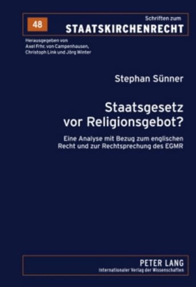 Staatsgesetz VOR Religionsgebot?