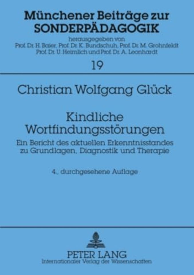 Kindliche Wortfindungsstoerungen