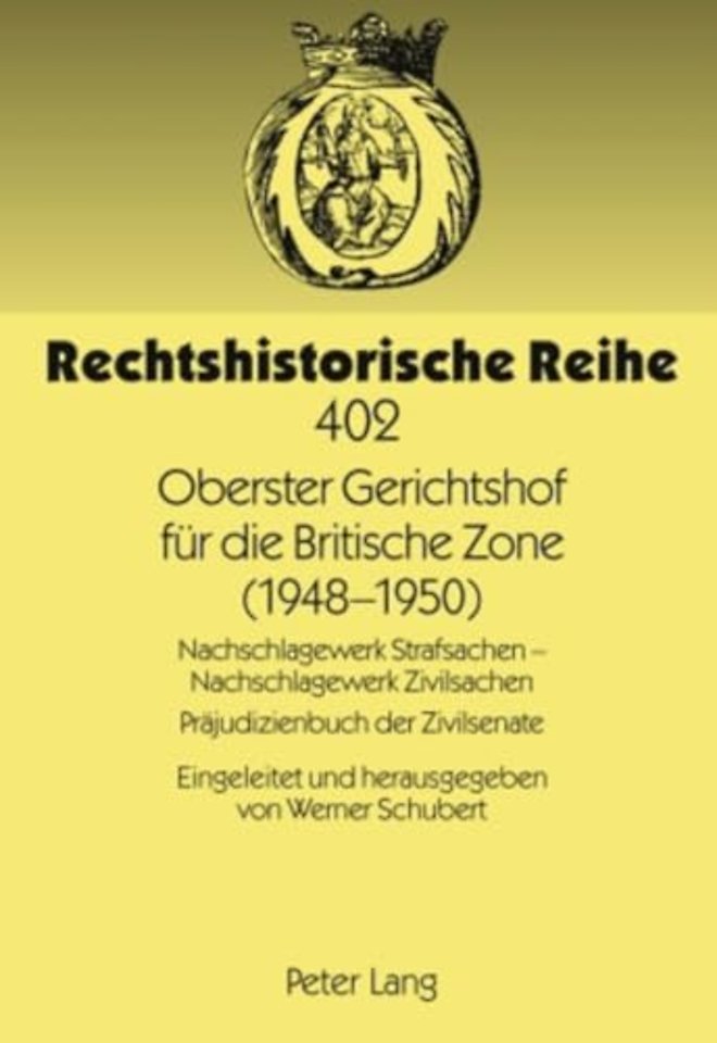 Oberster Gerichtshof Fuer Die Britische Zone (1948-1950)