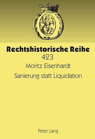 Sanierung Statt Liquidation