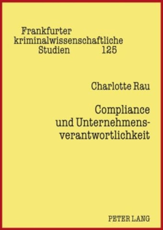 Compliance Und Unternehmensverantwortlichkeit