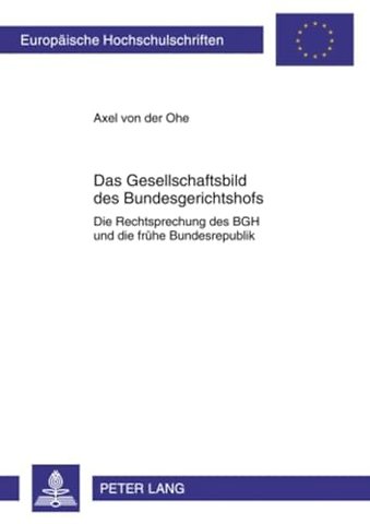Das Gesellschaftsbild Des Bundesgerichtshofs
