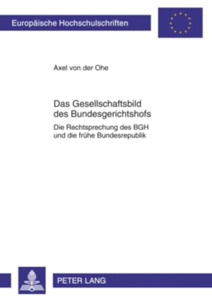 Das Gesellschaftsbild Des Bundesgerichtshofs