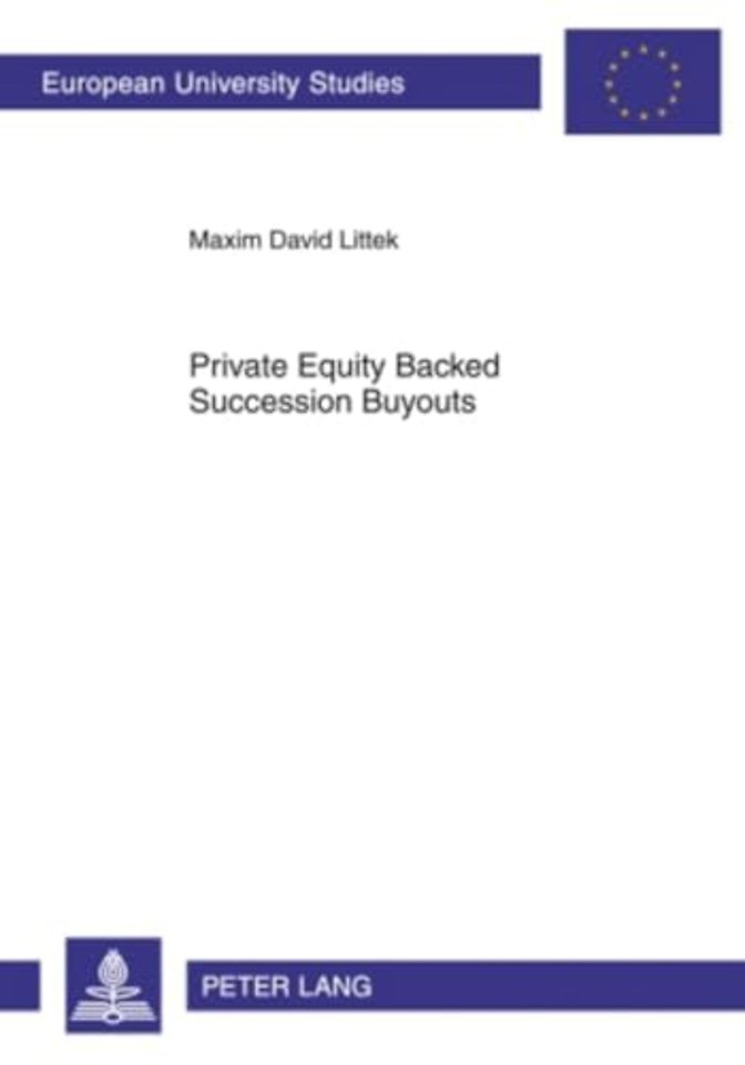 Private Equity Backed Succession Buyouts