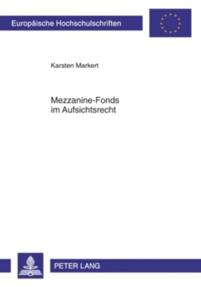 Mezzanine-Fonds Im Aufsichtsrecht
