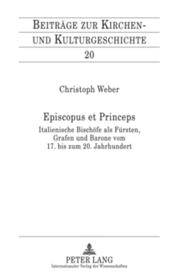 Episcopus Et Princeps