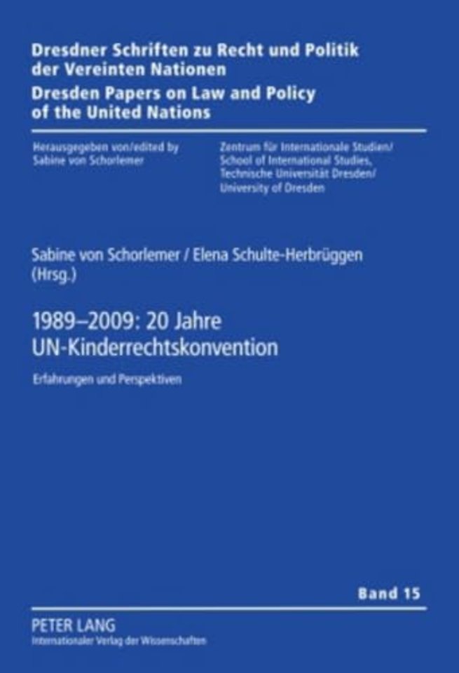 1989-2009: 20 Jahre Un-Kinderrechtskonvention