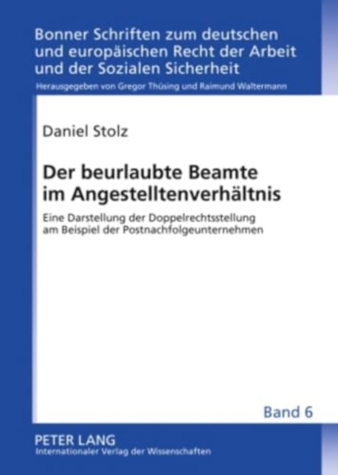 Der Beurlaubte Beamte Im Angestelltenverhaeltnis