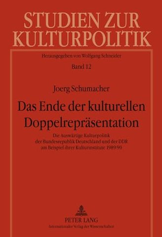 Das Ende der kulturellen Doppelrepraesentation