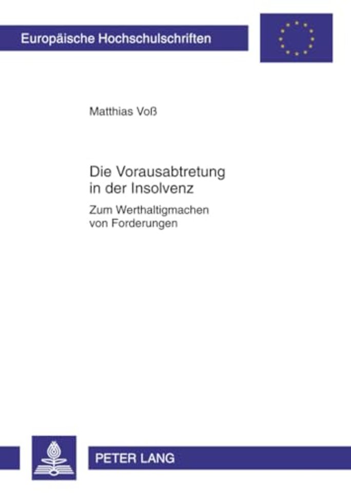 Die Vorausabtretung in Der Insolvenz