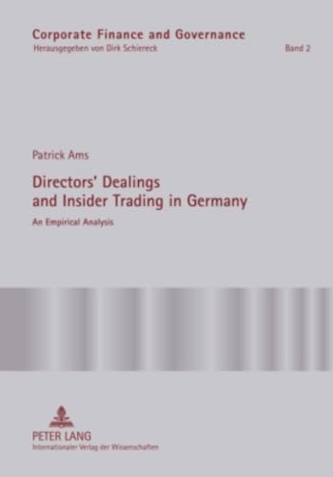 Directors’ Dealings and Insider Trading in Germany