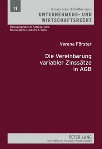 Die Vereinbarung Variabler Zinssaetze in Agb