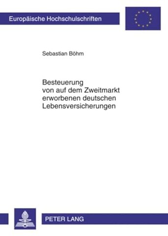 Besteuerung Von Auf Dem Zweitmarkt Erworbenen Deutschen Lebensversicherungen