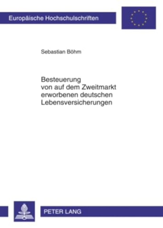 Besteuerung Von Auf Dem Zweitmarkt Erworbenen Deutschen Lebensversicherungen