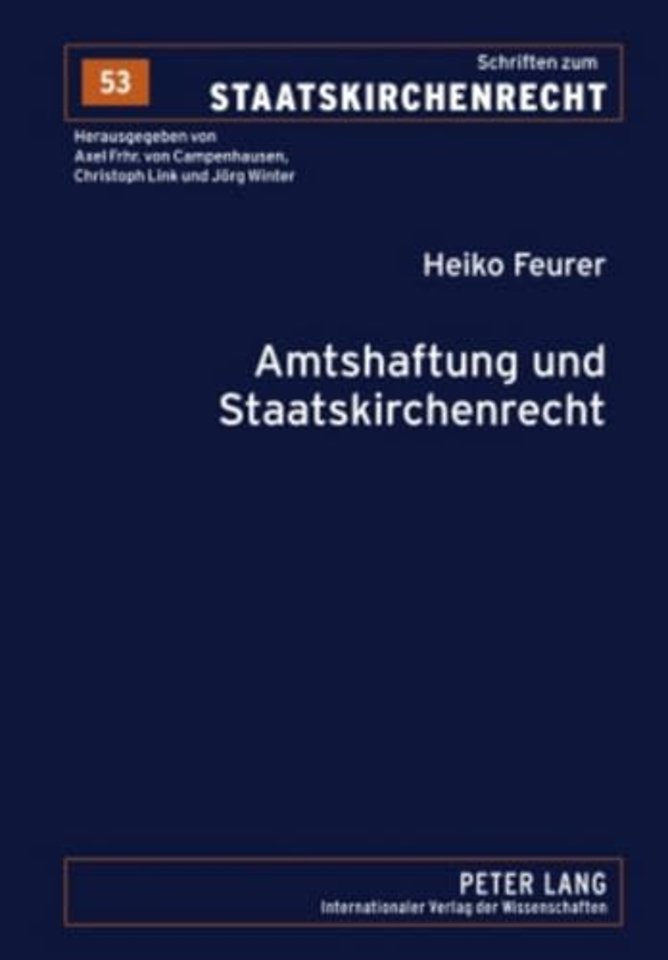 Amtshaftung Und Staatskirchenrecht
