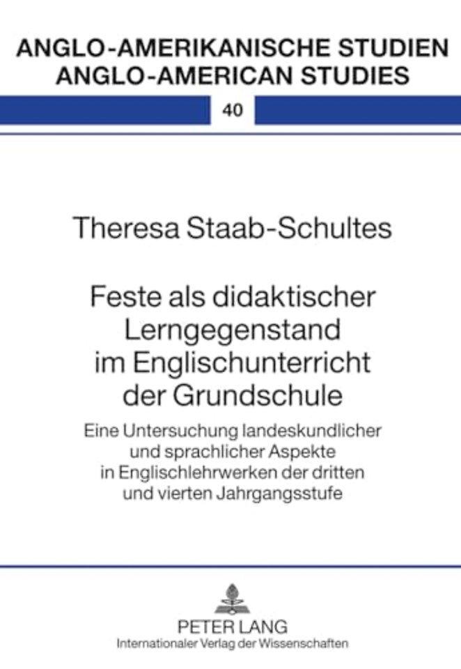 Feste ALS Didaktischer Lerngegenstand Im Englischunterricht Der Grundschule