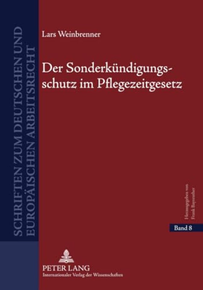 Der Sonderkuendigungsschutz Im Pflegezeitgesetz