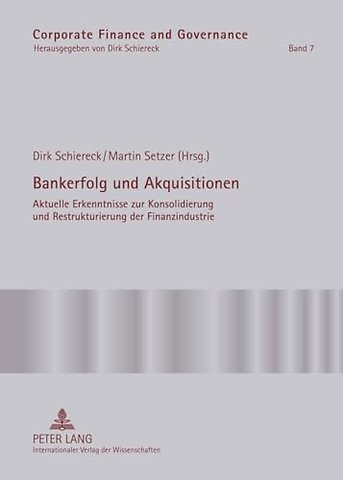 Bankerfolg Und Akquisitionen