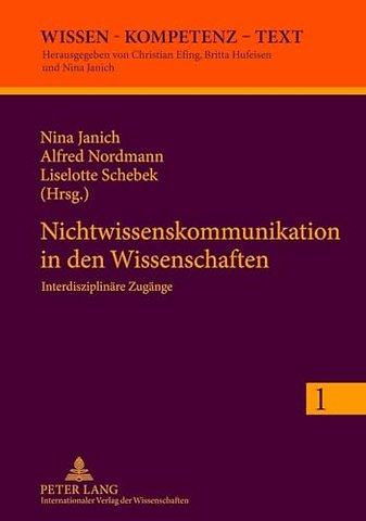 Nichtwissenskommunikation in Den Wissenschaften