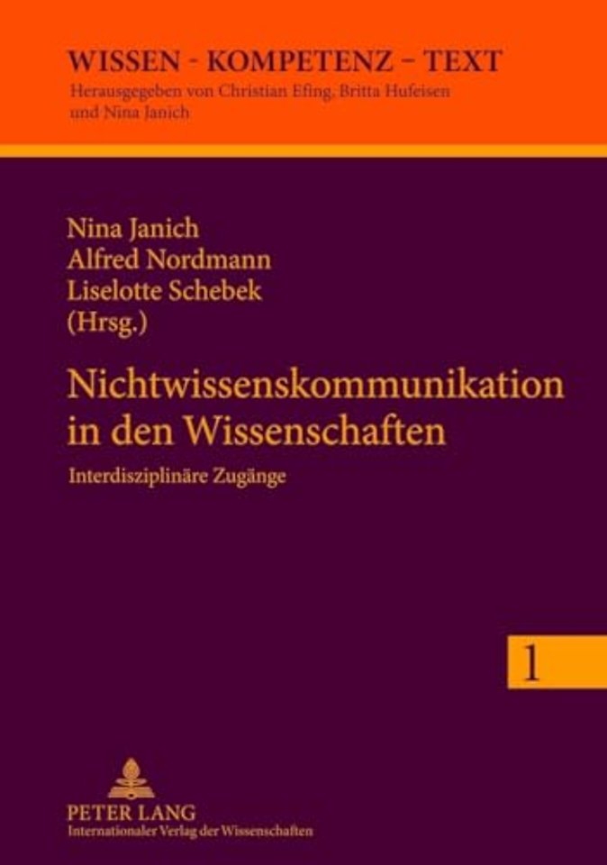 Nichtwissenskommunikation in Den Wissenschaften
