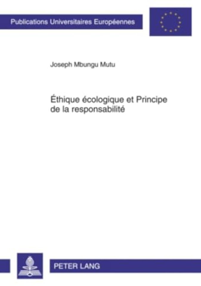 Ethique Ecologique Et Principe de La Responsabilite