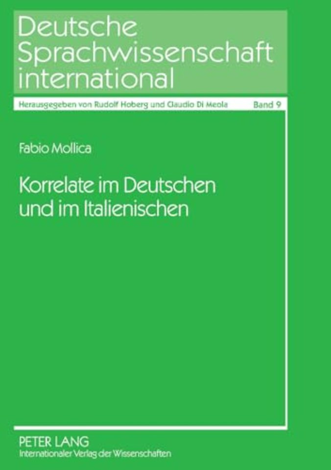 Korrelate Im Deutschen Und Im Italienischen