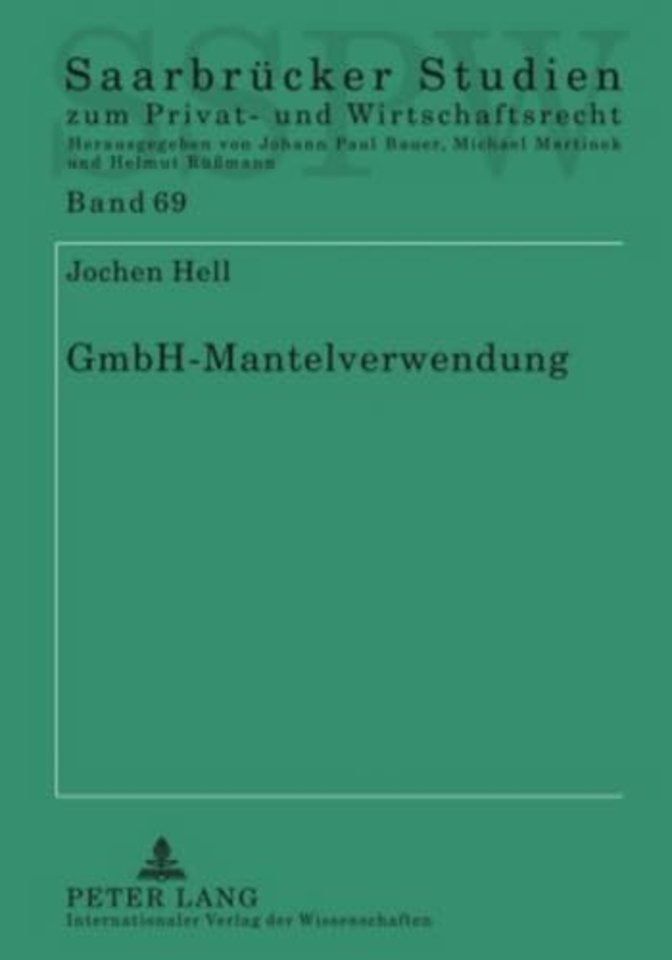 Gmbh-Mantelverwendung