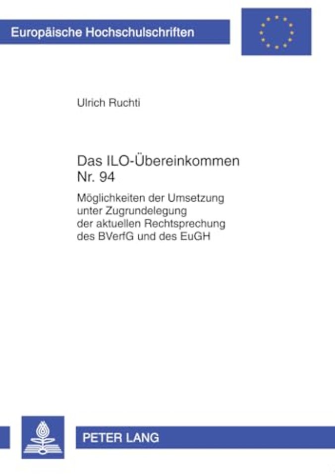 Das Ilo-Uebereinkommen Nr. 94