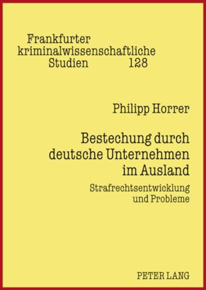 Bestechung Durch Deutsche Unternehmen Im Ausland