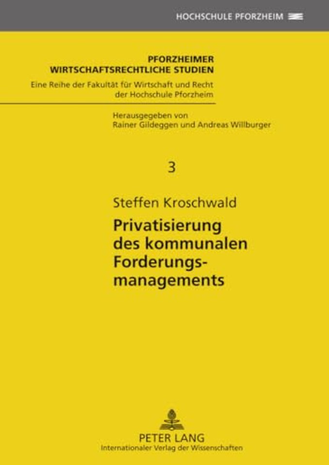 Privatisierung Des Kommunalen Forderungsmanagements