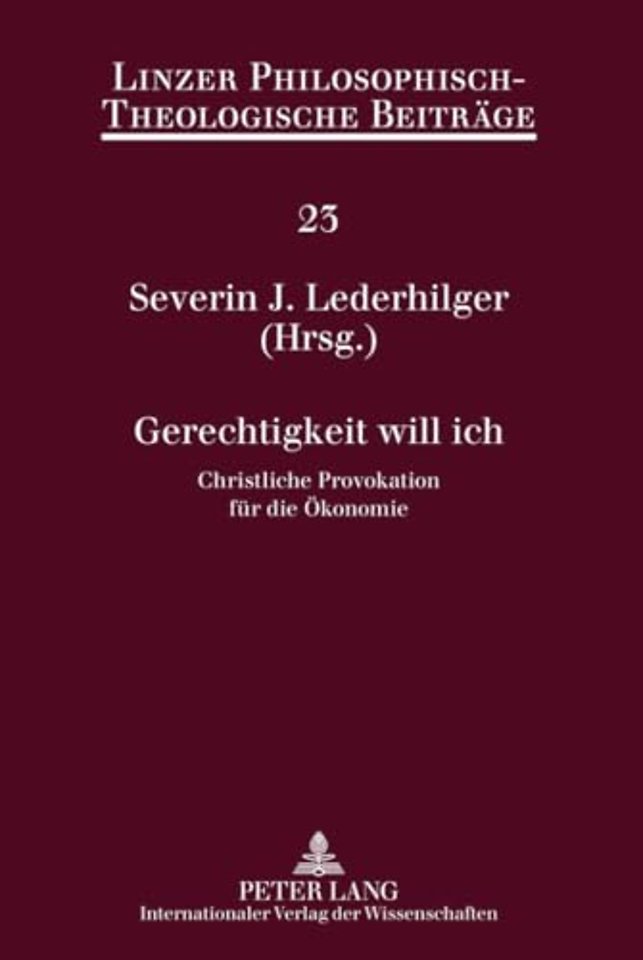 Gerechtigkeit Will Ich