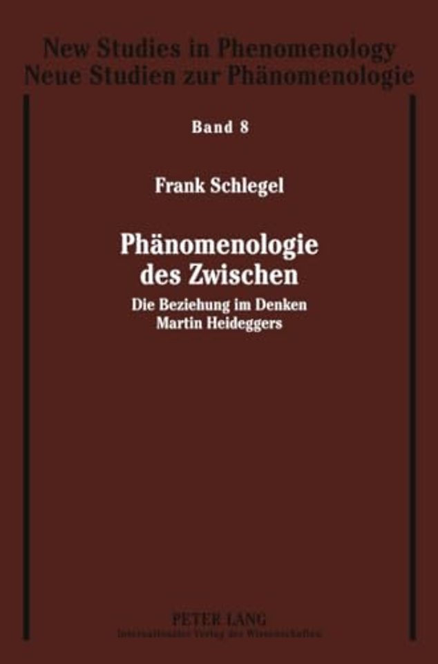 Phaenomenologie Des Zwischen